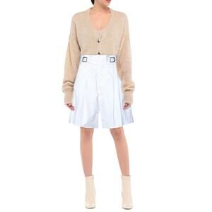 DSquared2 Women’s White Shorts NWT Size 40/US 4 MSRP  $920